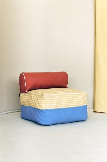 UITNEEMBARE KATOENEN VLOERPOEF VOOR KINDEREN - Multicolour van Zara