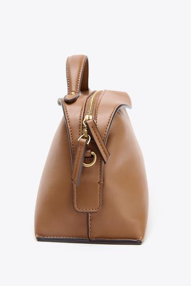CITY BAG - Dark tan by Zara - Image 3