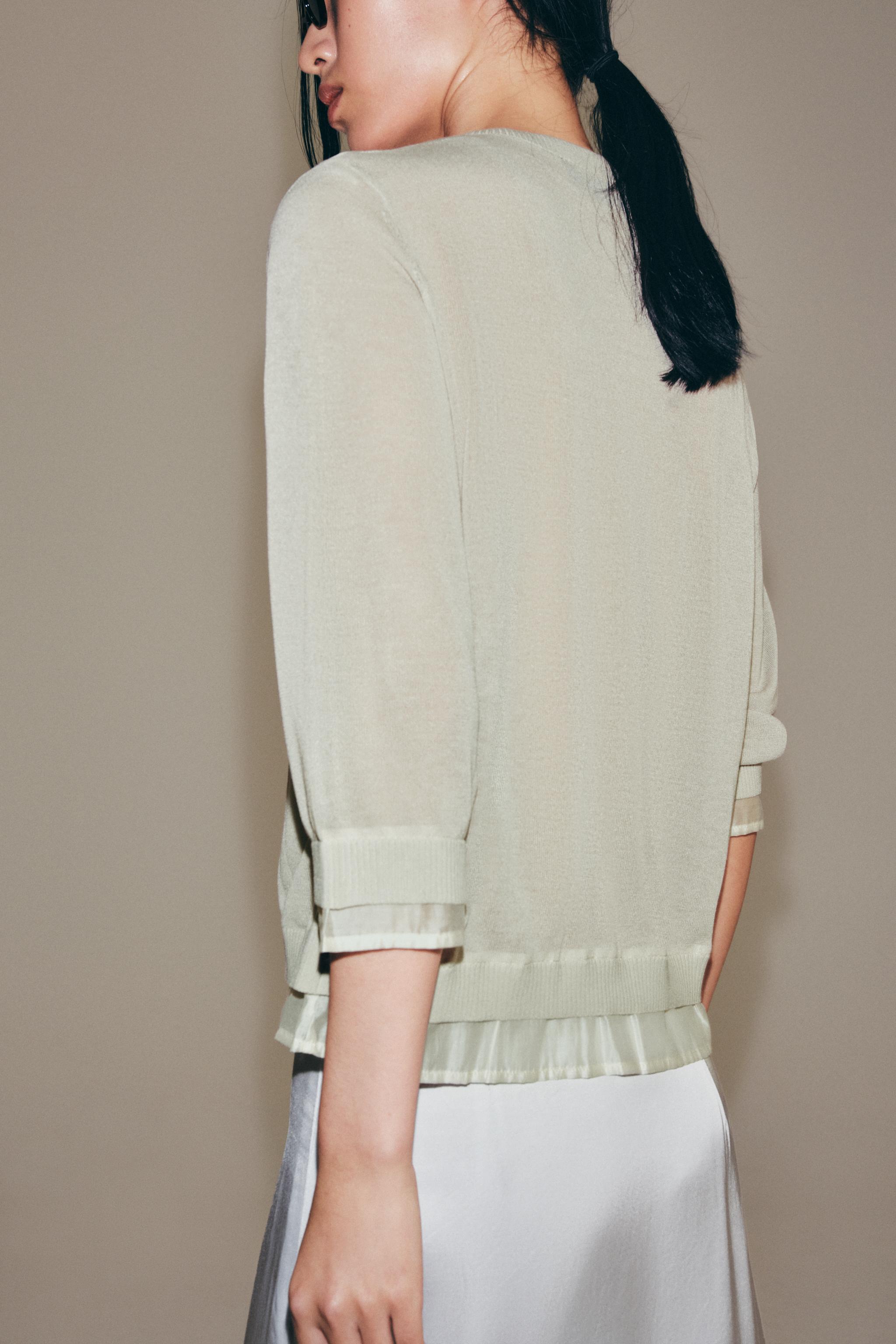 COMBINED KNIT JACKET