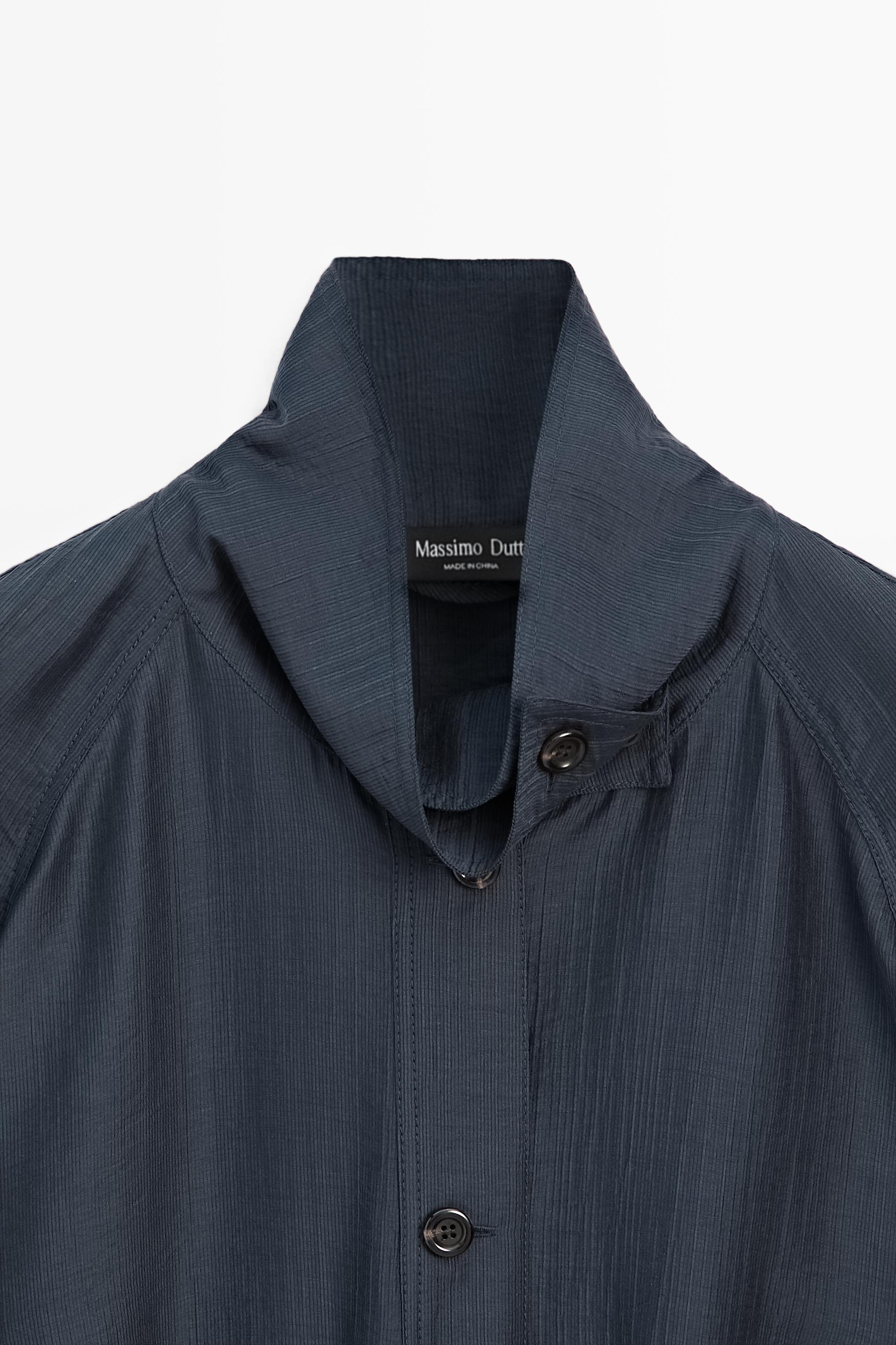 Veste bomber fluide détail froncé