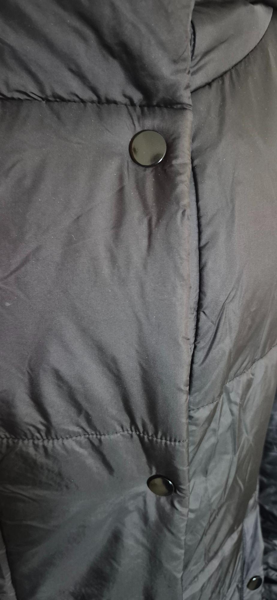 HOODED DOWN PUFFER JACKET WITH A FAUX FUR TRIM - Image 3