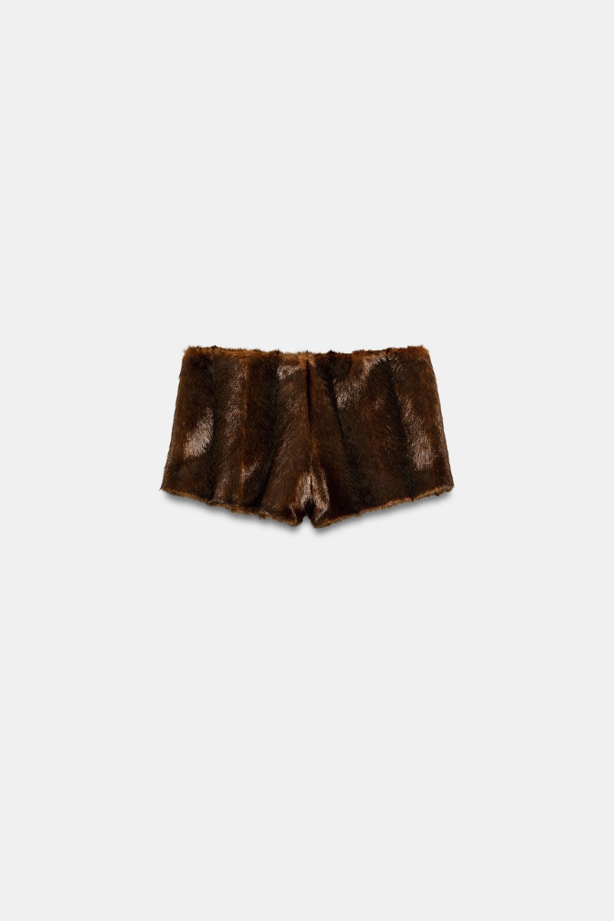 CATS FAUX FUR EFFECT SHORTS