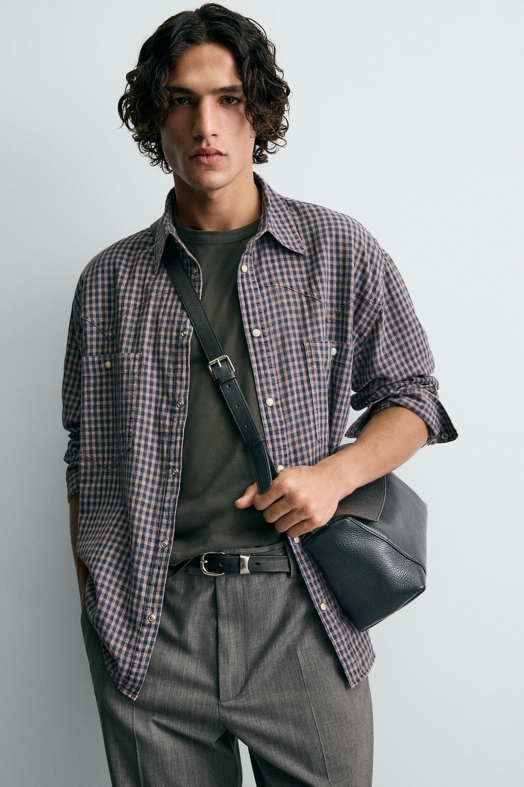 CHEMISE WESTERN À CARREAUX