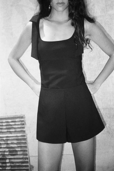 SHORT TAILLE HAUTE - Noir de Zara - Image 2