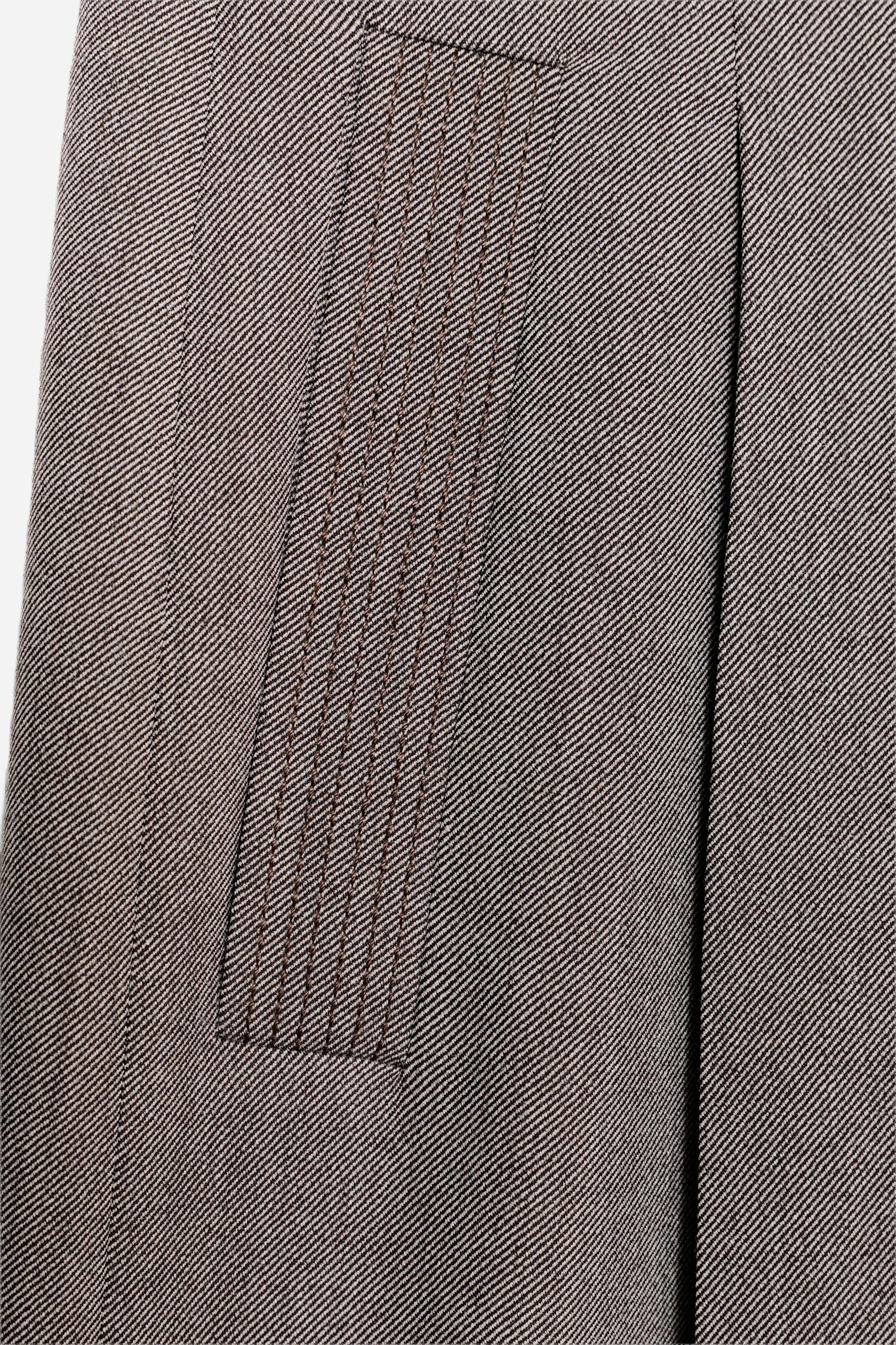 Женские брюки Zara ZW COLLECTION DARTED POCKET PANTS — фото 10