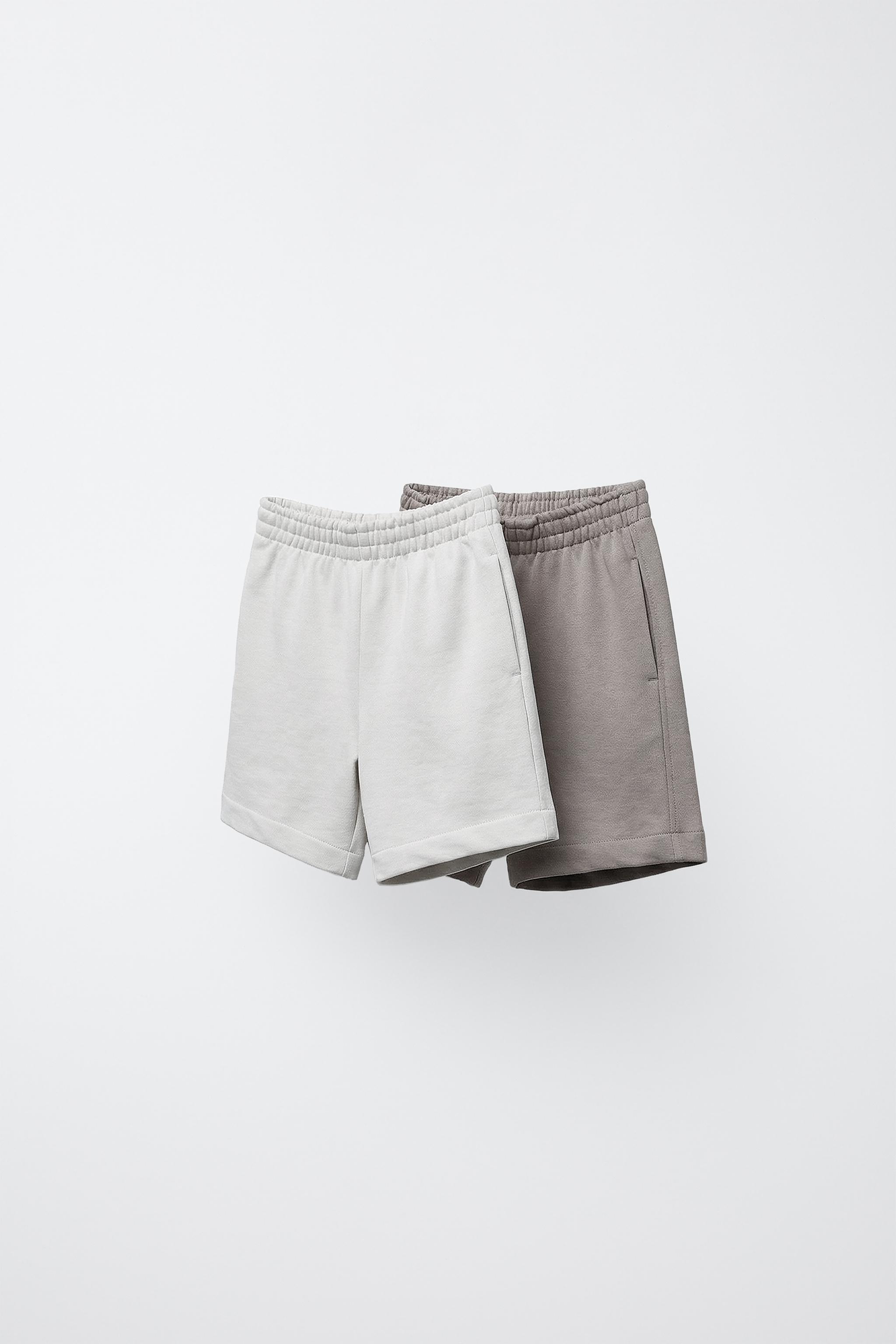 TWO-PACK PLAIN SHORTS