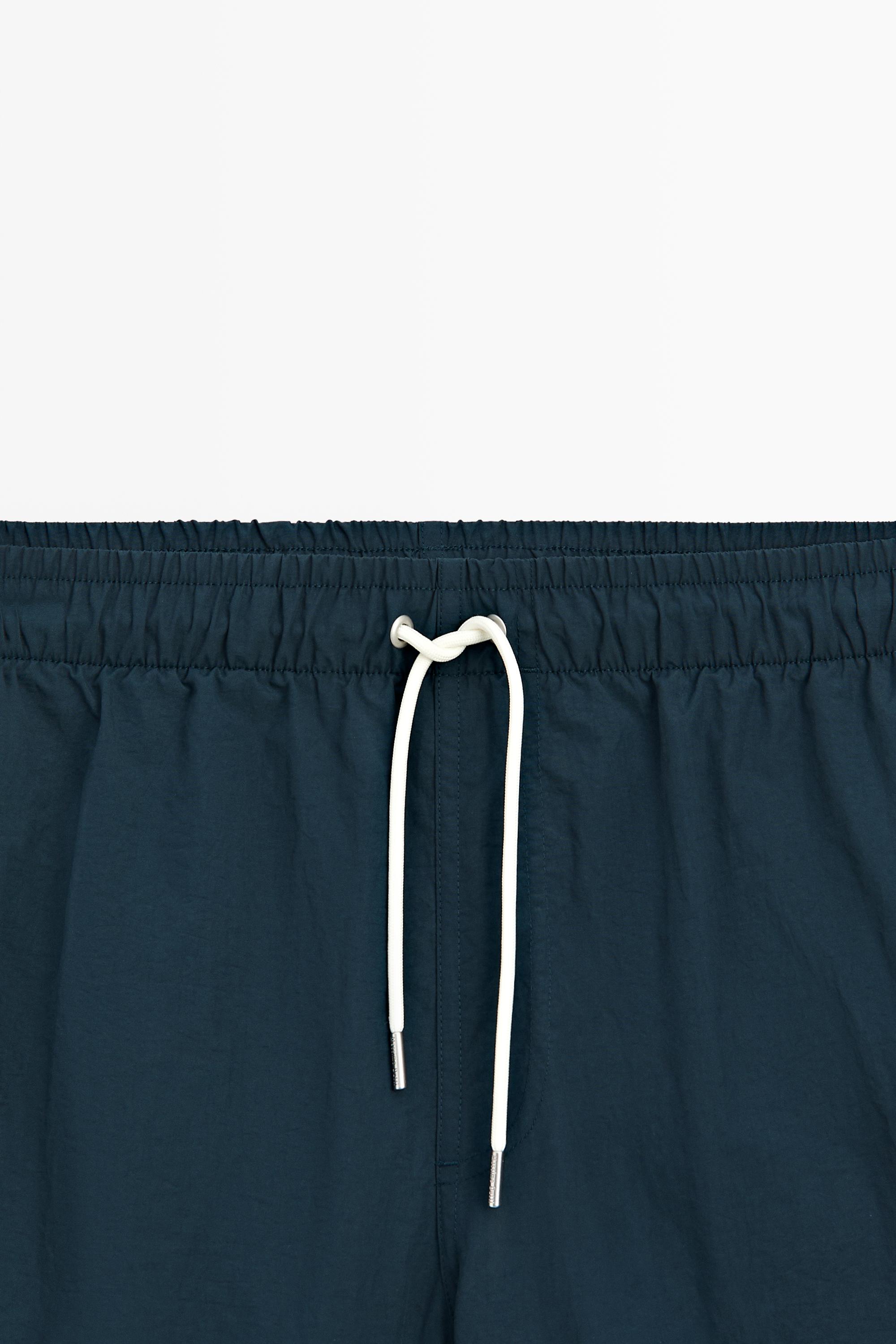 Plain swim trunks — Ocean blue