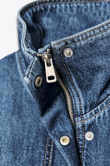 VESTE EN DENIM TRF - Bleu de Zara - Image 10