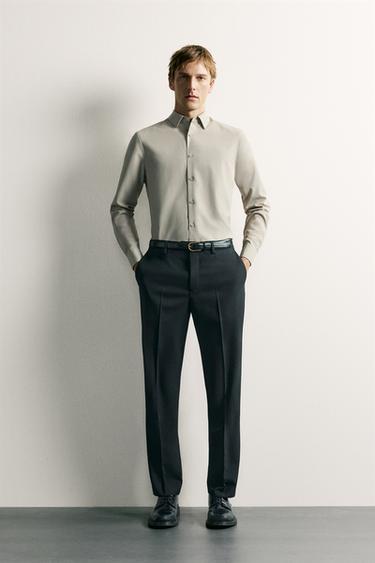 zara mens dress shirts Shirt Premium Collection with RFD Fabric Trend Never Ends AARON LEVINE X ZARA FORMAL
