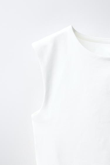 BODY EN POLYAMIDE CUT OUT - Blanc de Zara - Image 2