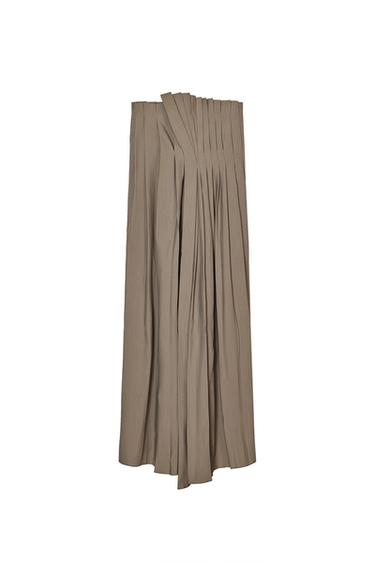 PLEATED WRINKLED DRESS ZW COLLECTION