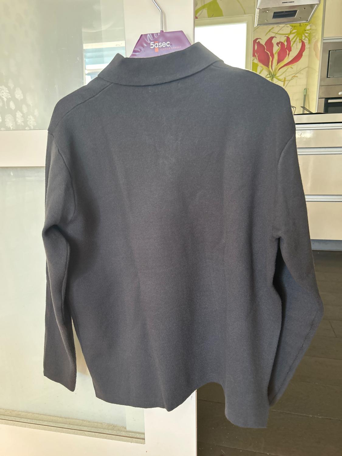 VISCOSE BLEND KNIT POLO SHIRT - Image 2