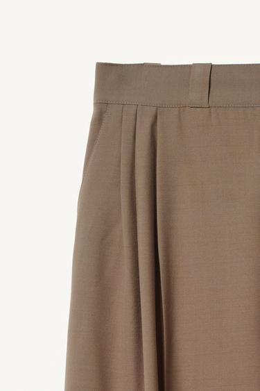 PLEATED SUIT TROUSERS WILLY CHAVARRIA X ZARA - camel by Zara - Image 5
