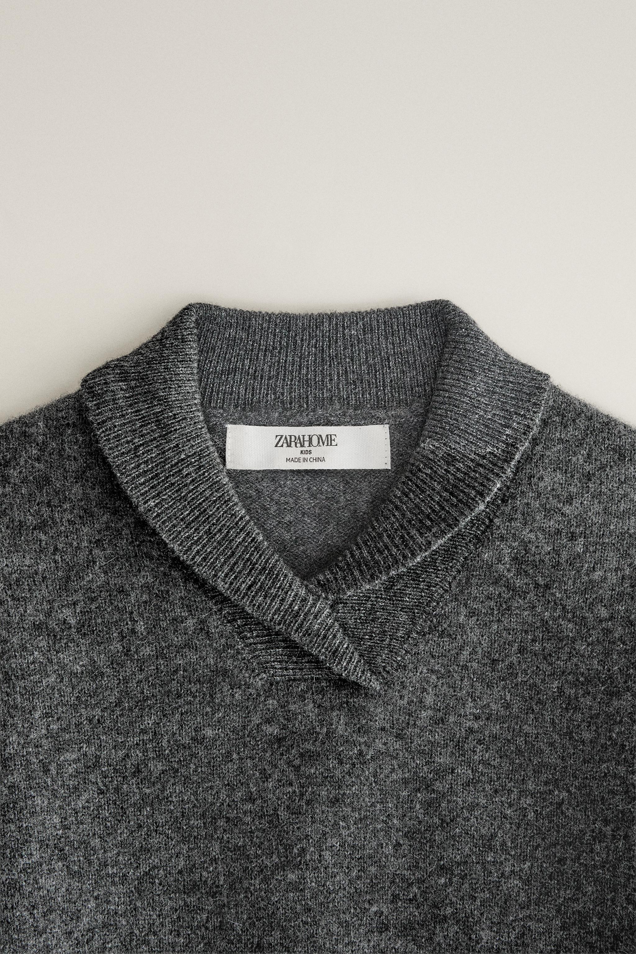 KIDS SOLID CASHMERE SWEATER