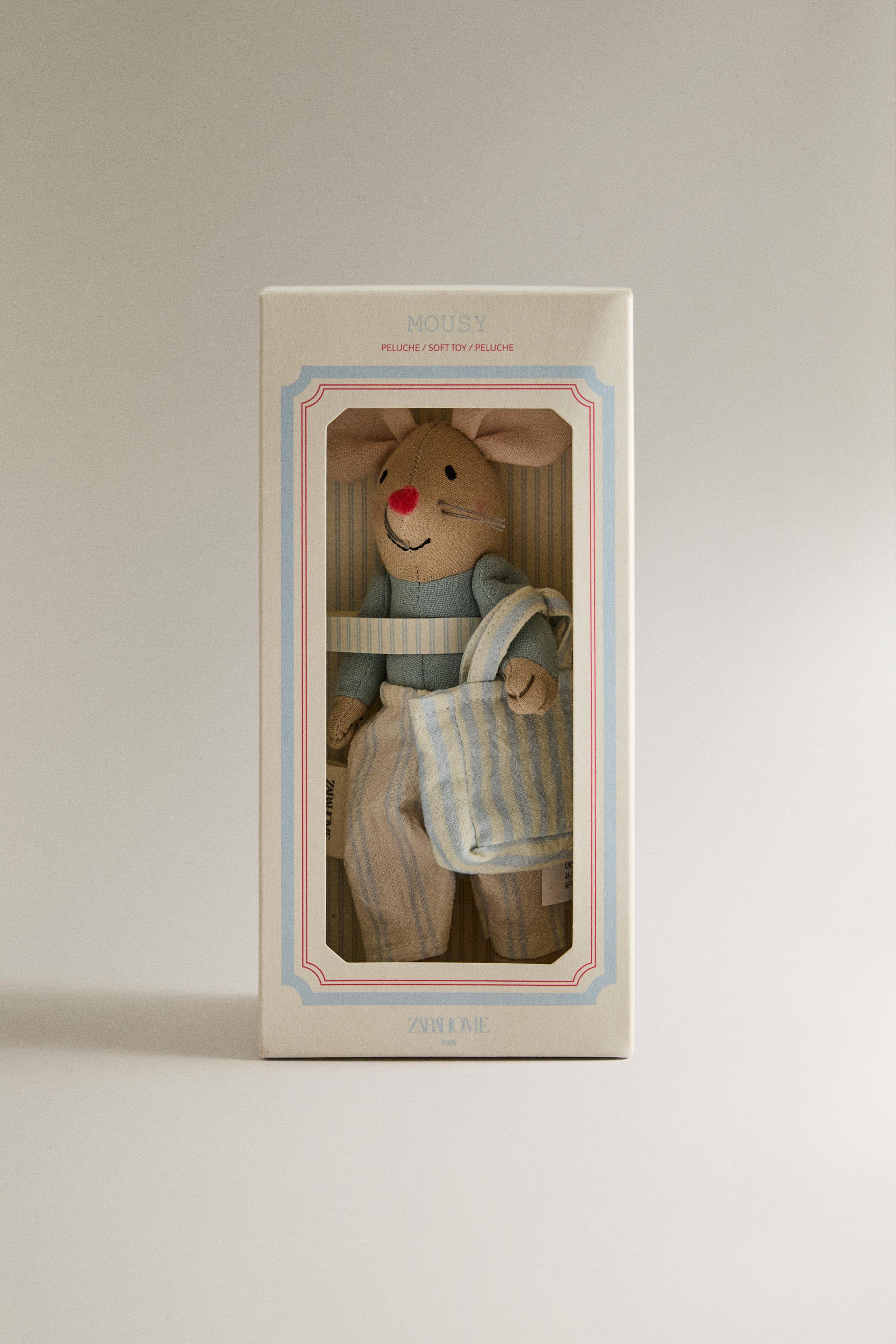 Детские мягкие игрушки Zara Kids Mouse Plush Toy — фото 4