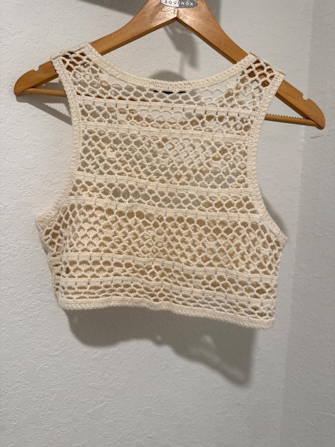 TOP CROPPED CROCHET - Image 2