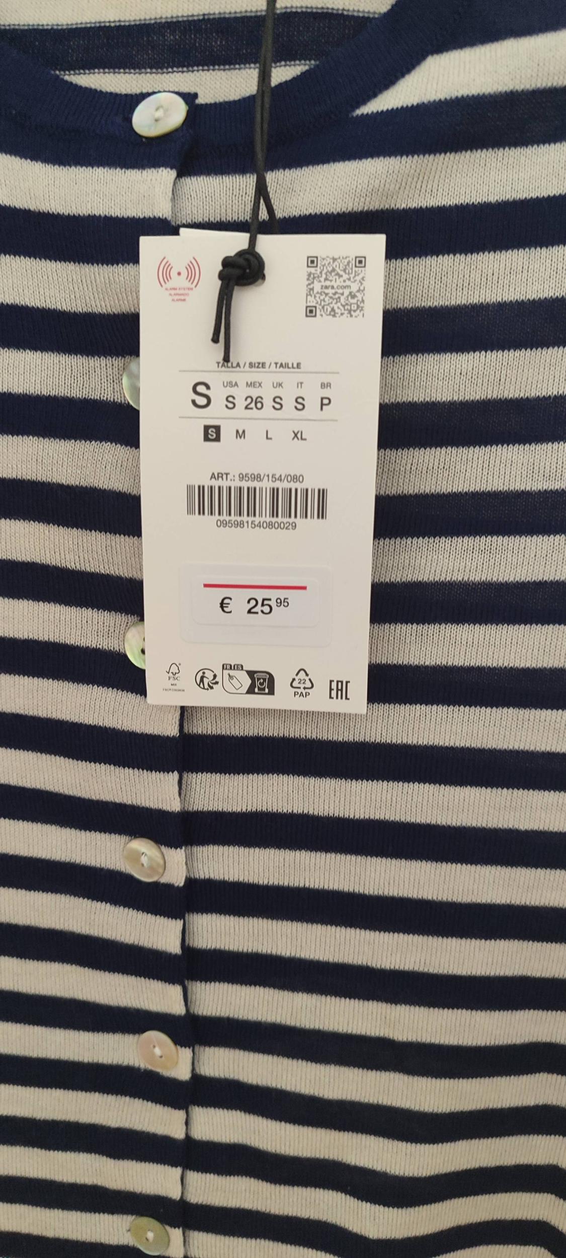 STRIPED KNIT CARDIGAN - Image 2