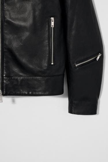 VESTE EN CUIR BOBBY GILLESPIE X ZARA - Noir de Zara - Image 3