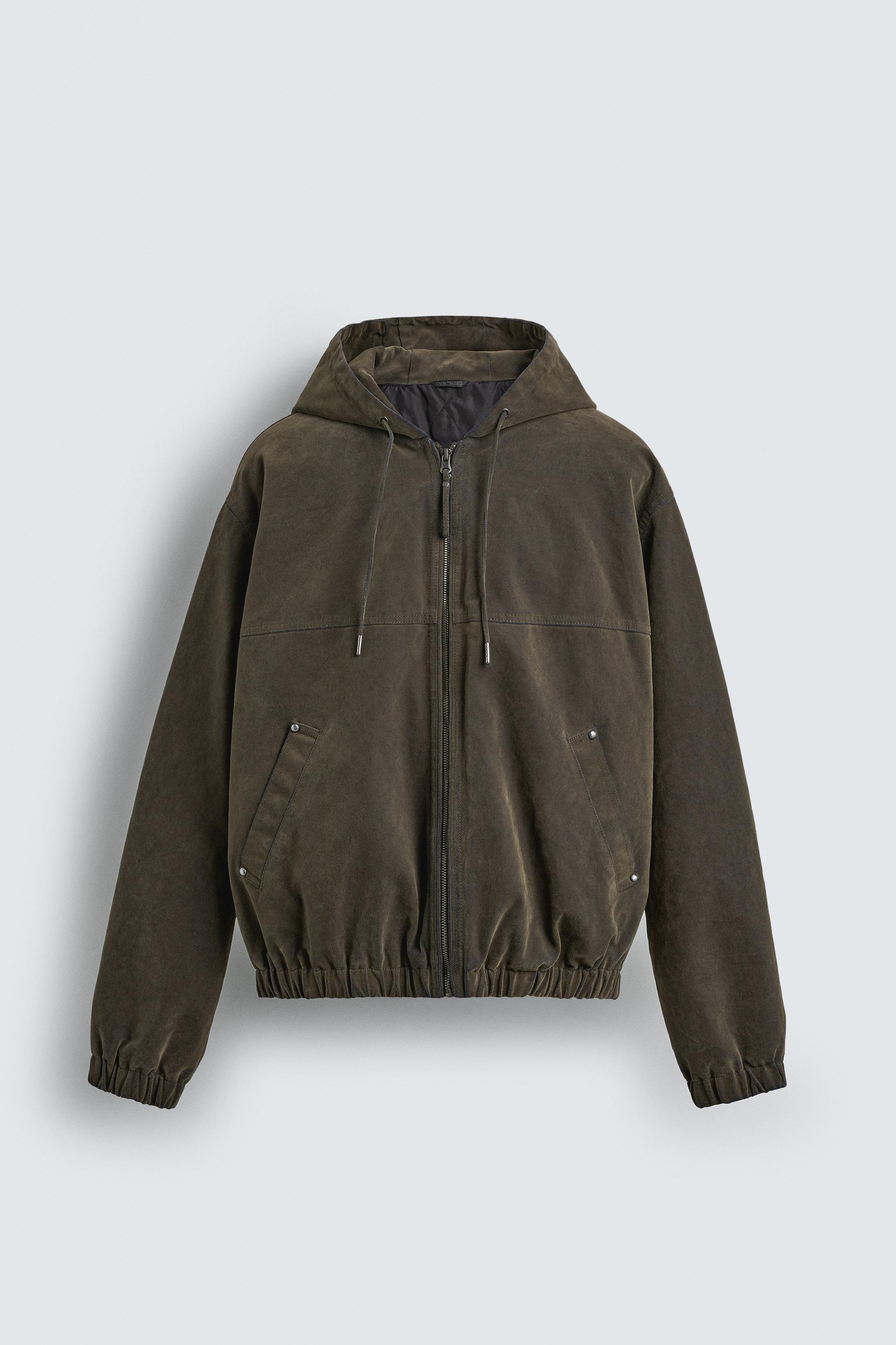 VESTE MATELASSÉE VELOURS À CAPUCHE