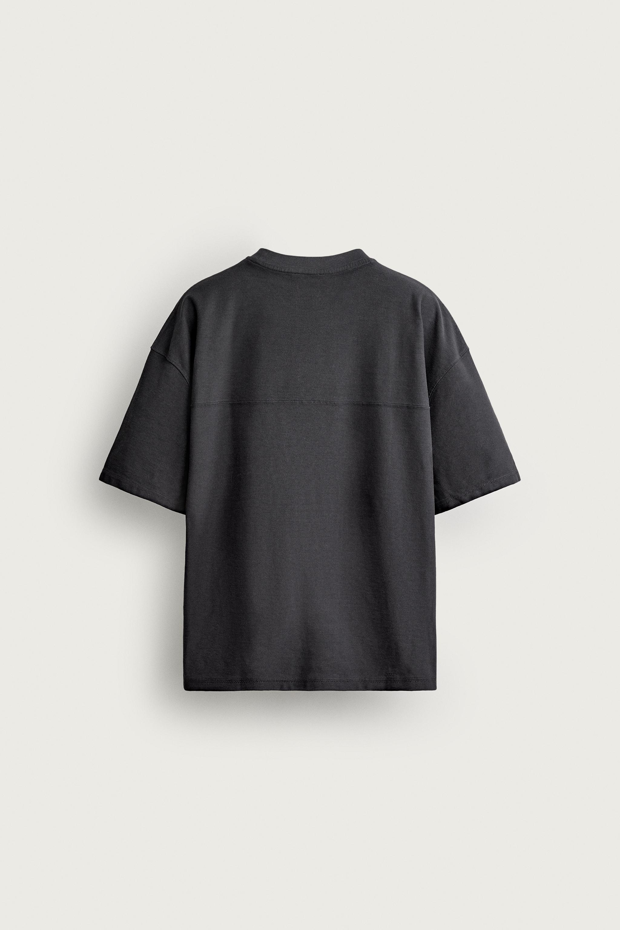RELAXED FIT SEAM T-SHIRT