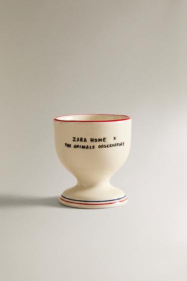 COQUETIER PORCELAINE CHAT X THE ANIMALS OBSERVATORY - Multicolore de Zara - Image 3