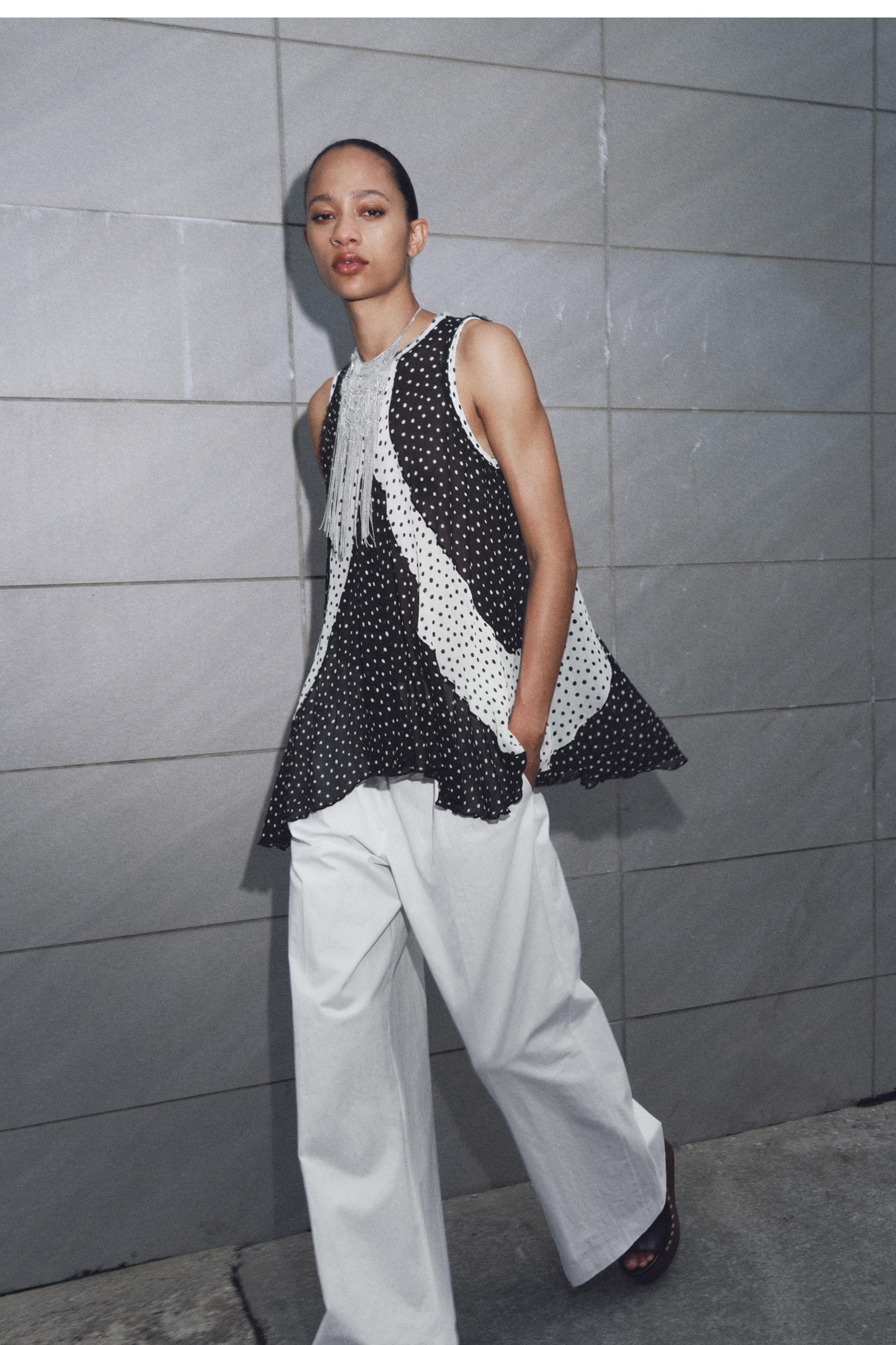 TOP À POIS ZW COLLECTION