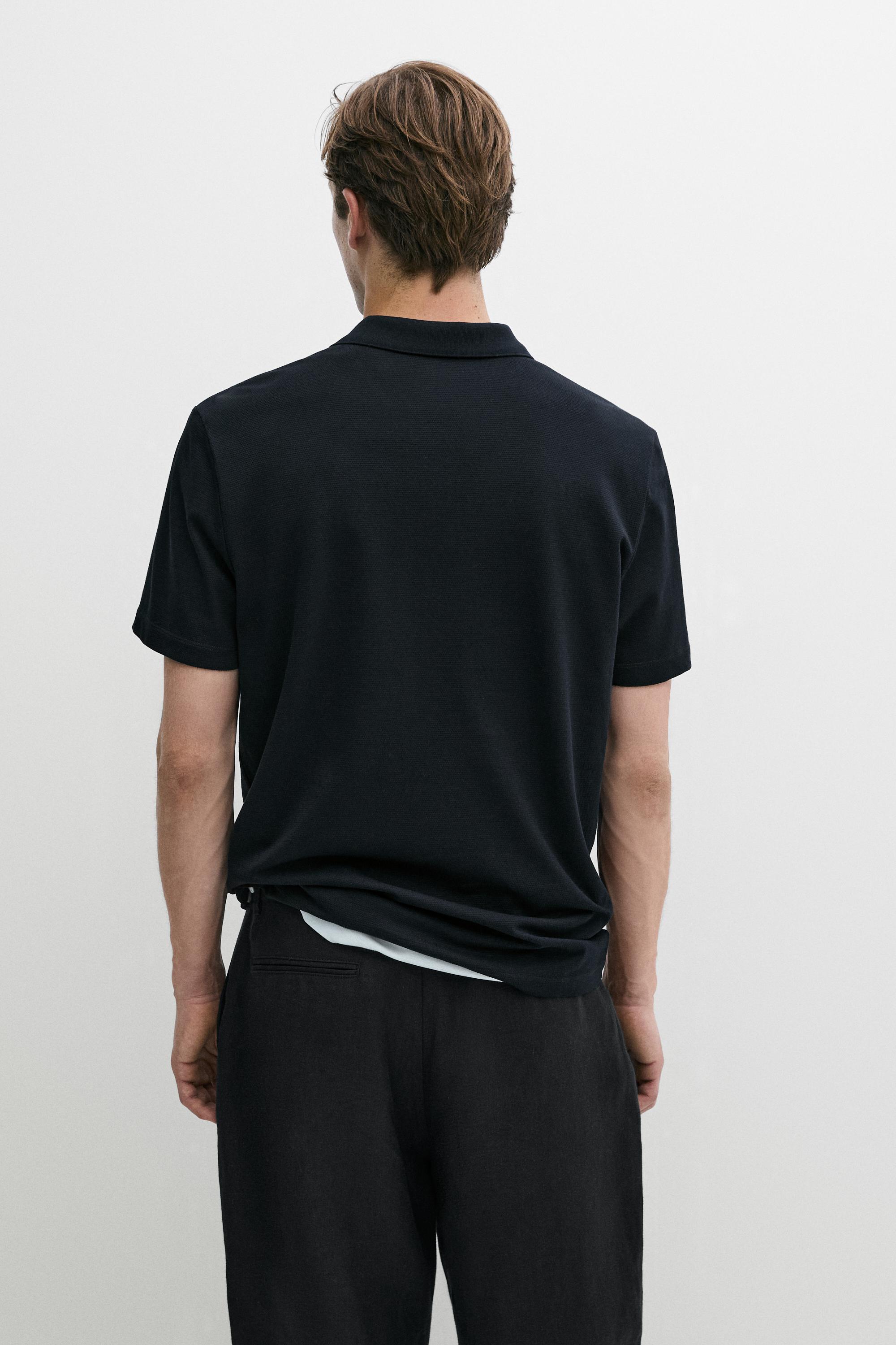 100% cotton structured polo shirt
