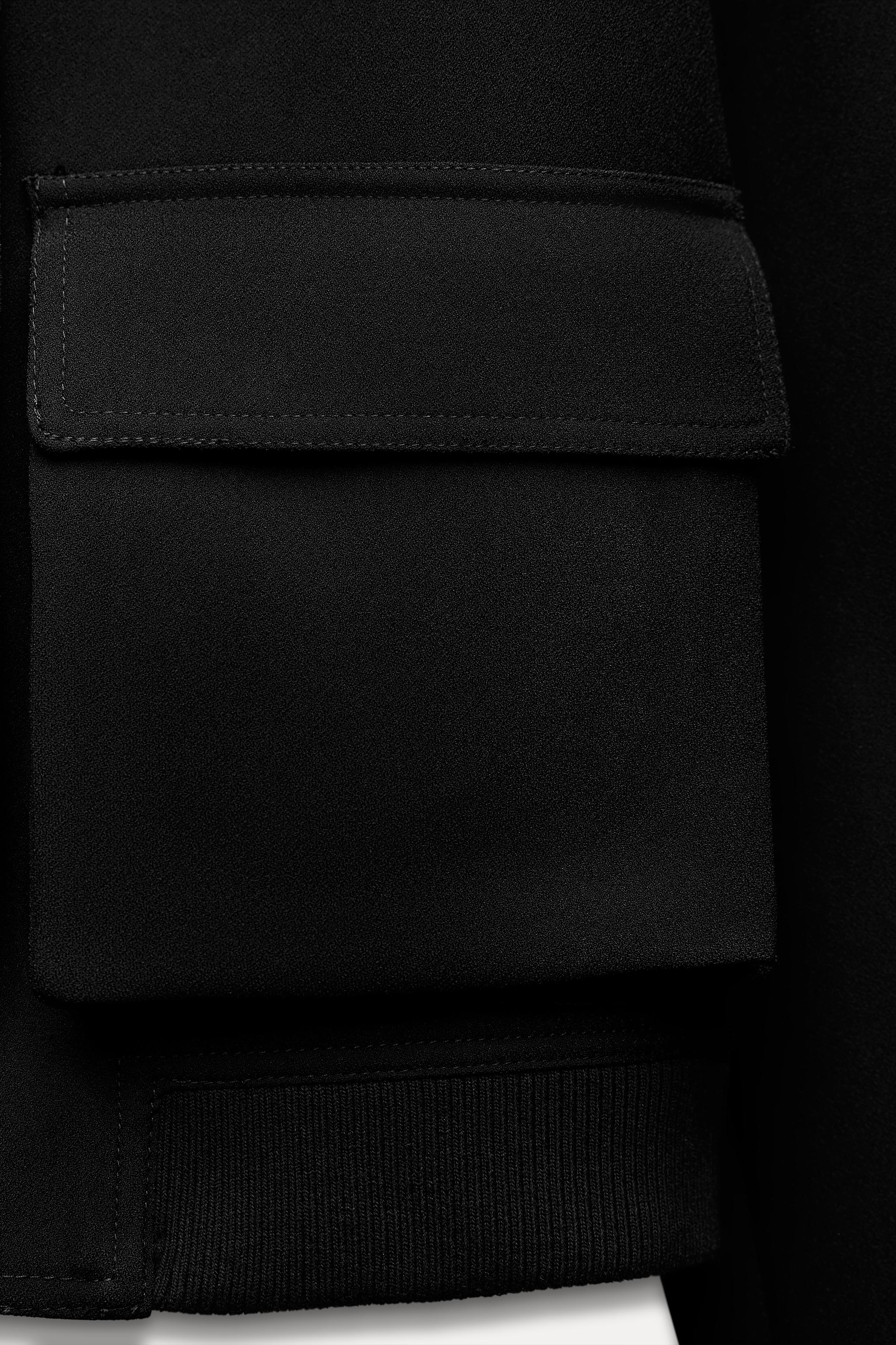 POCKET BOMBER JACKET ZW COLLECTION - Black | ZARA United States POCKET BOMBER JACKET ZW COLLECTION - Black | ZARA United States
