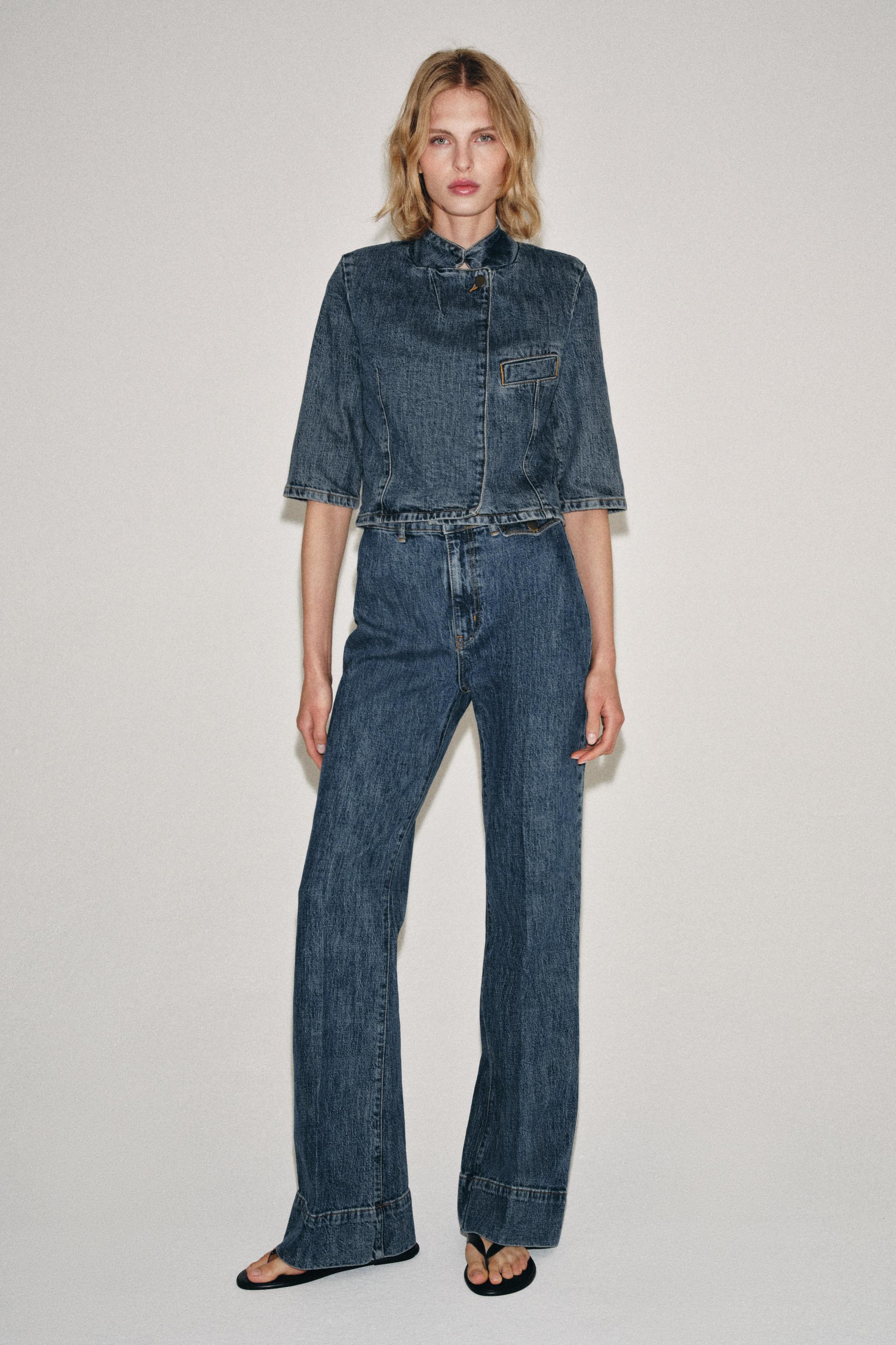 クロップドデニムジャケット – レディース | ZARA 日本