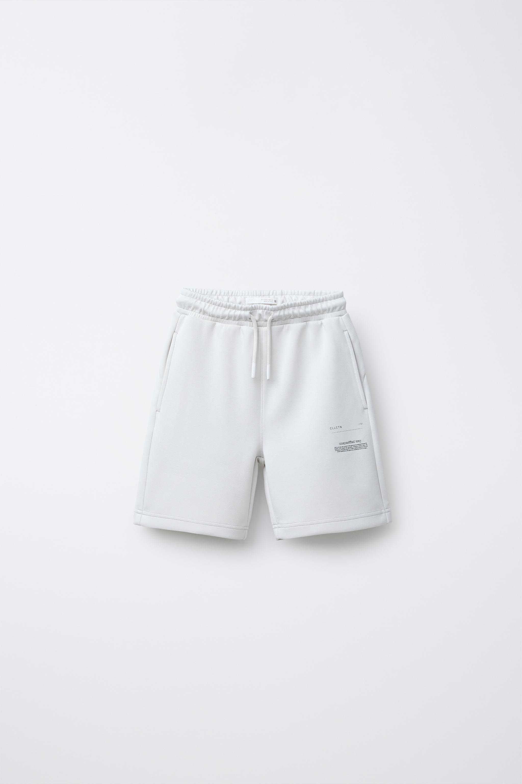 ATHLETIC SHORTS - Ecru | ZARA United States