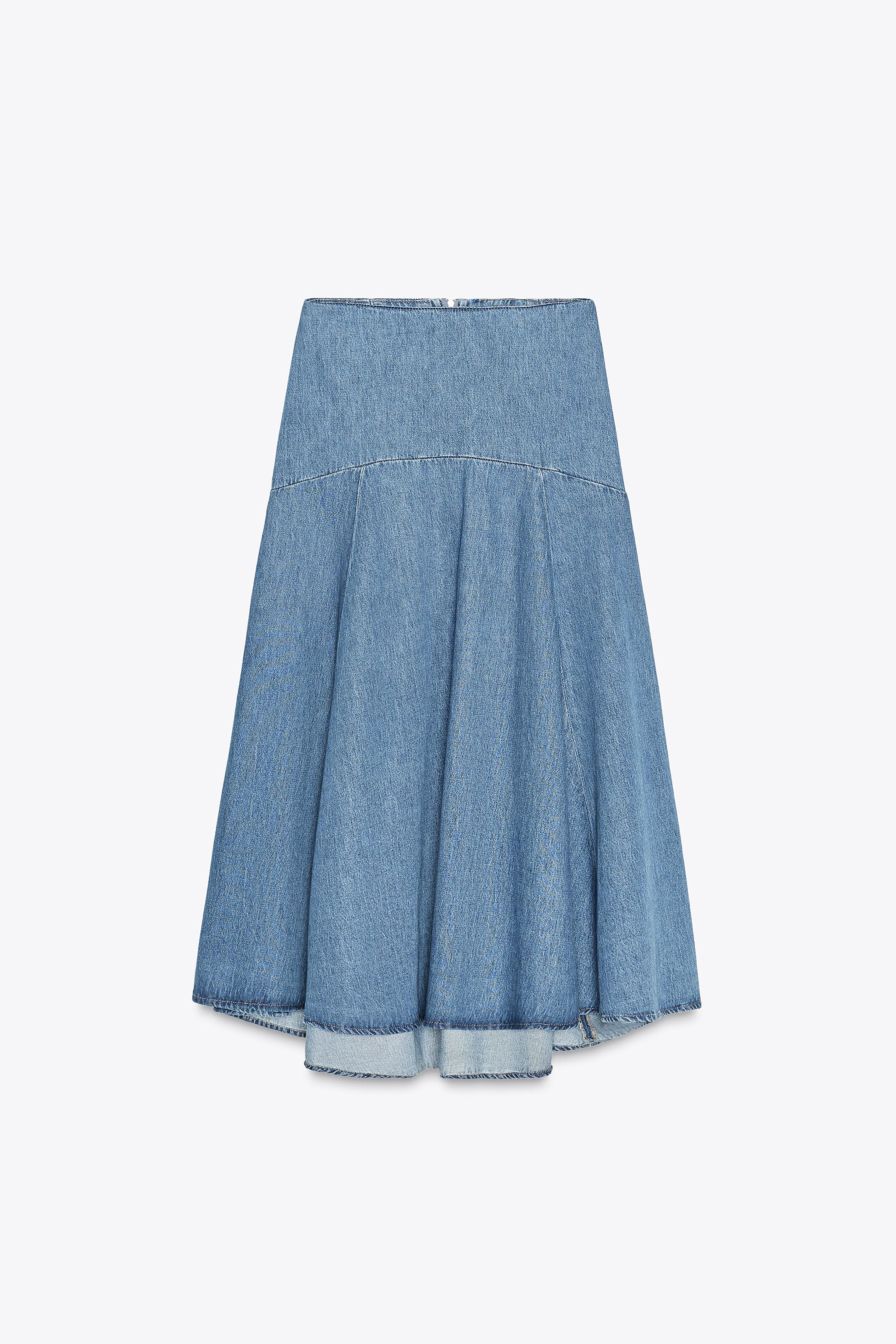 ぷぅ◡̈*♡様6点❤️☘️P1☘ZARA デニムスカート L デニムスカート - レディース | ZARA 日本