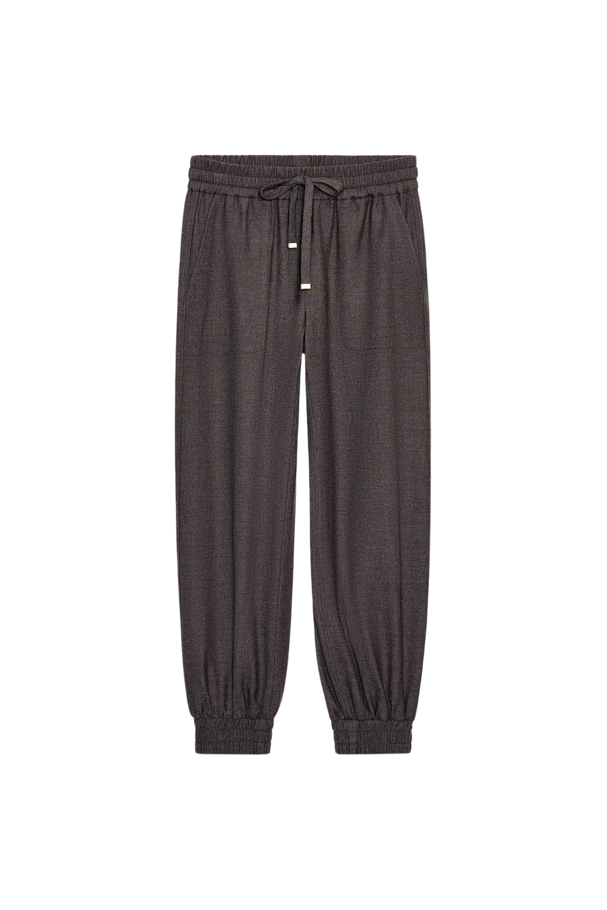 STRAIGHT-FIT BLAZER WITH SHOULDER PADS