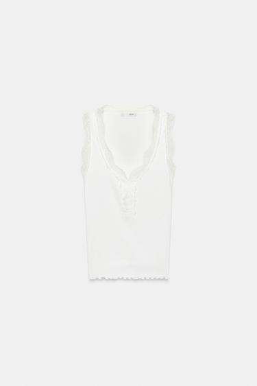 KAMISETA BAZTERKIDUNA DENTELAREKIN - Zuri hautsia, Zara-rena