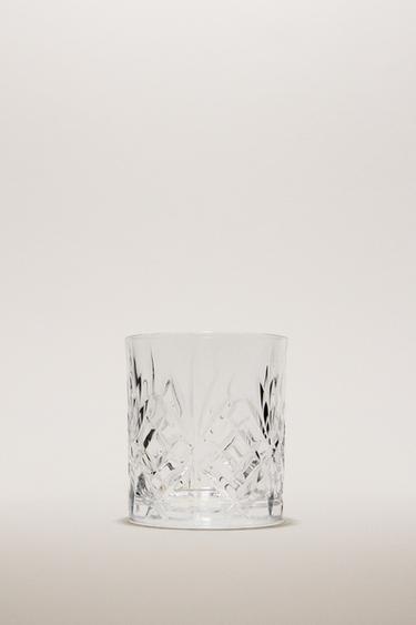 Zara CRYSTALLINE TUMBLER WITH RAISED DESIGN - 990