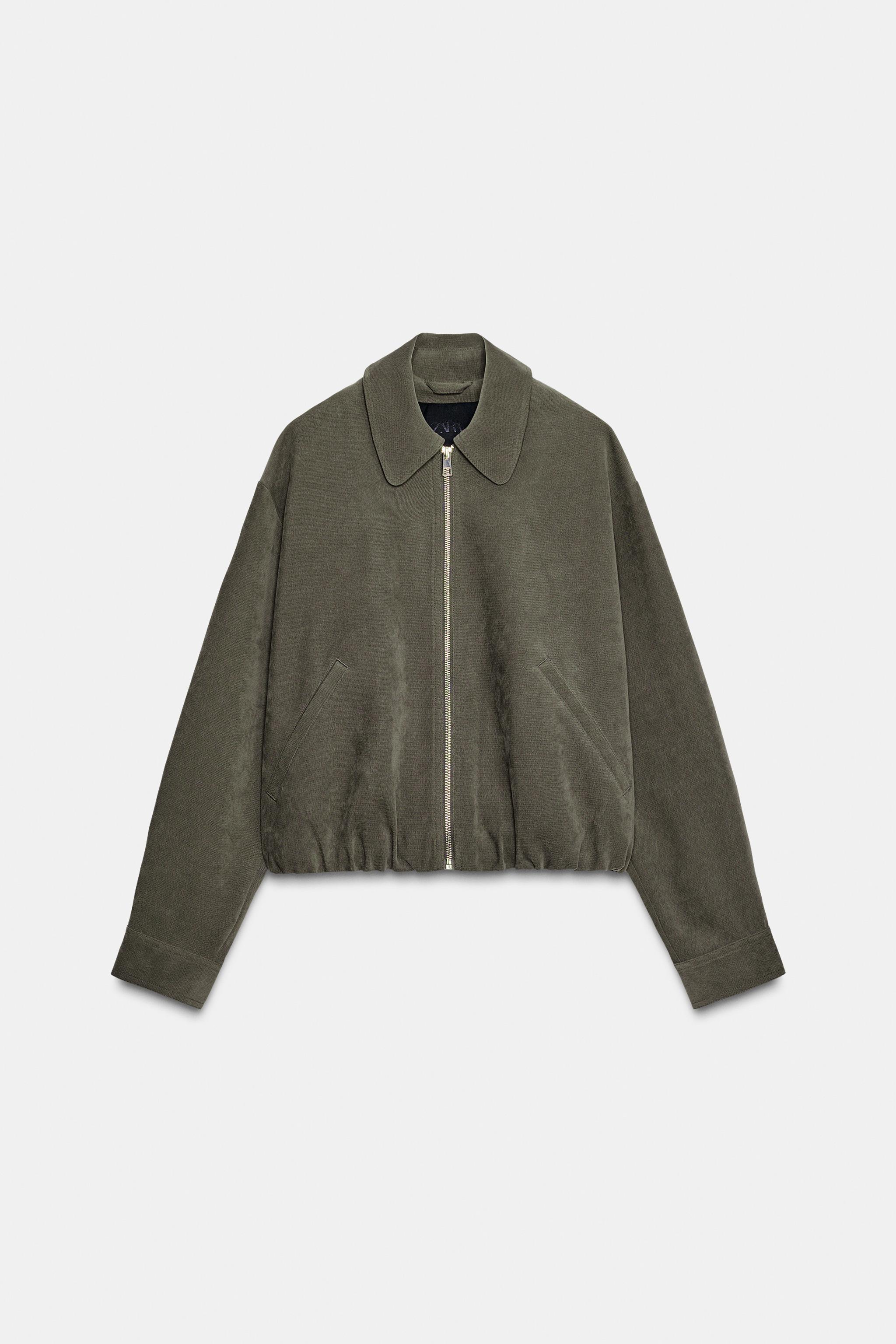 オーバーサイズボンバージャケット - カーキ | ZARA Japan / 日本