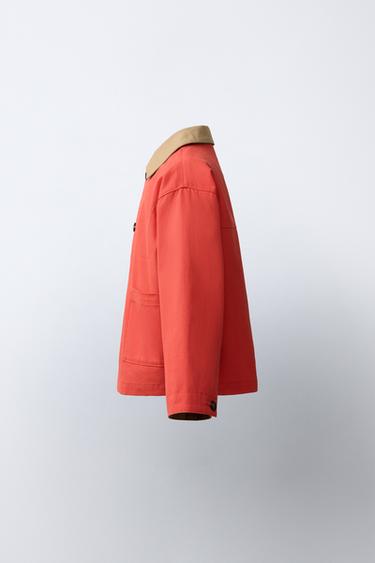 BLOUSON CANVAS BRODÉ MICKEY MOUSE © DISNEY - Corail foncé de Zara - Image 2