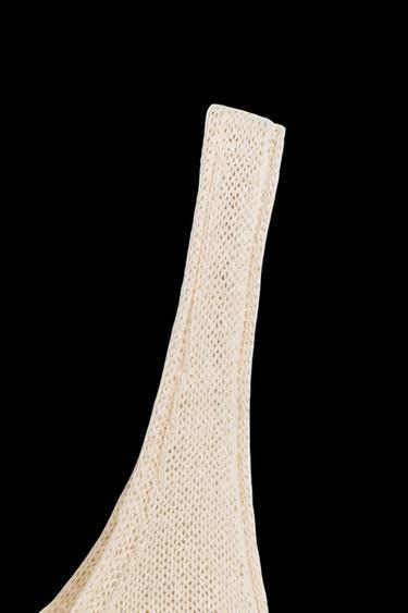 TOP PUNTO CON LINO - Arena de Zara