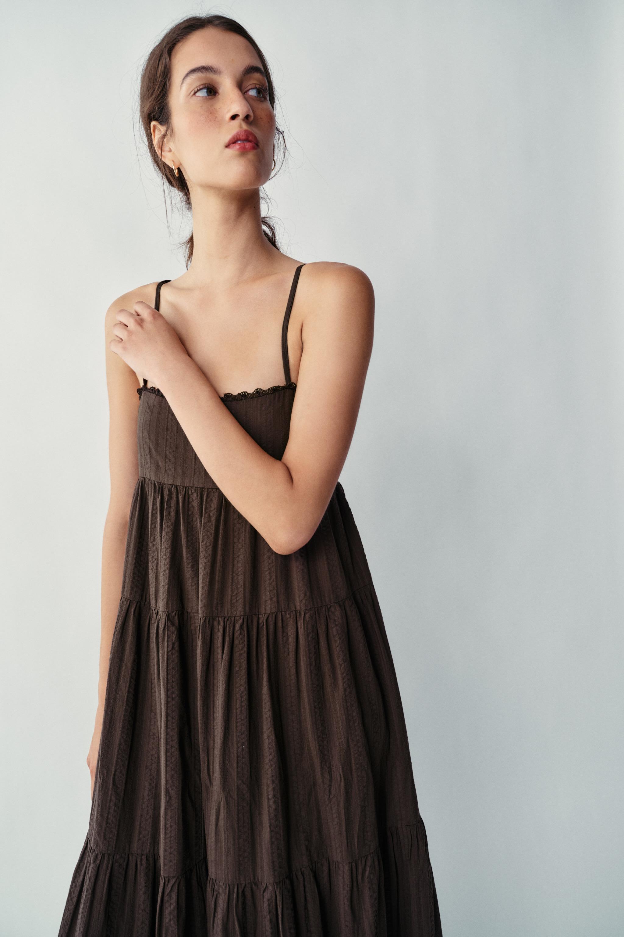 PANELLED LONG DRESS