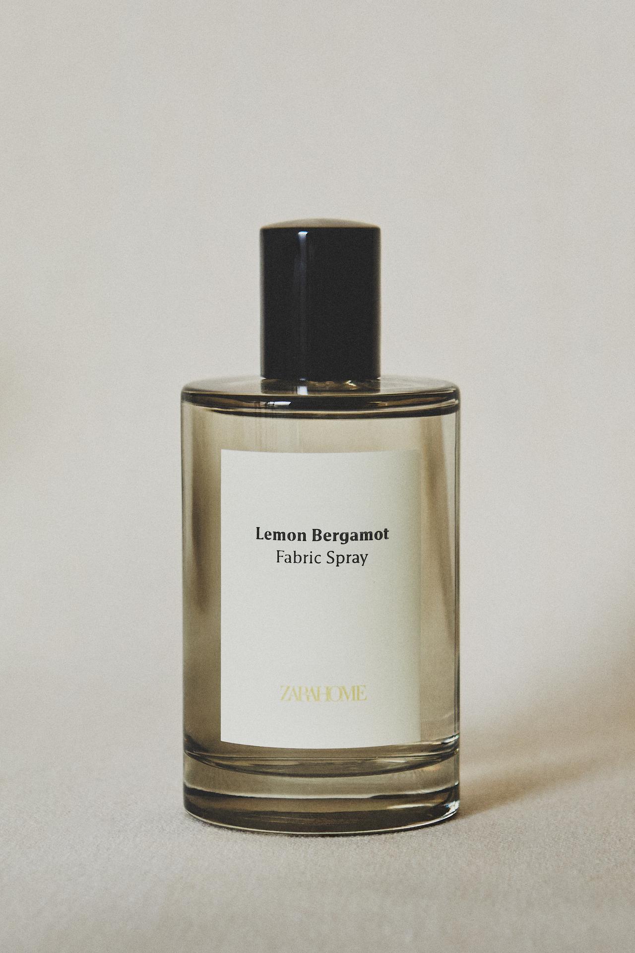 (3.38 oz) LEMON BERGAMOT FABRIC FRESHENER SPRAY — white