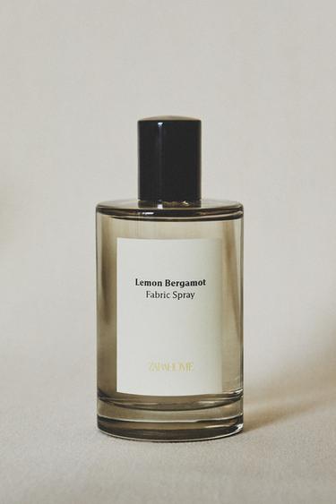(3.38 oz) LEMON BERGAMOT FABRIC FRESHENER SPRAY — white 1