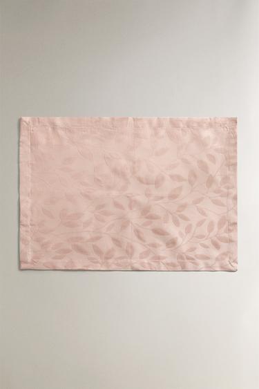 JACQUARD VEGETABLE PLACEMAT - Pink by Zara - Image 0