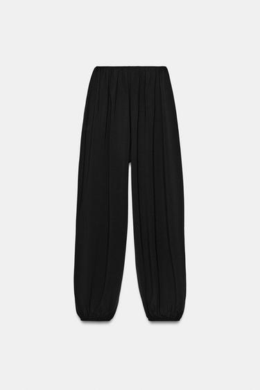 PANTALON BOUFFANT - Noir de Zara - Image 5