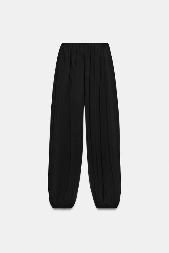 PANTALON BOUFFANT - Noir de Zara - Image 5