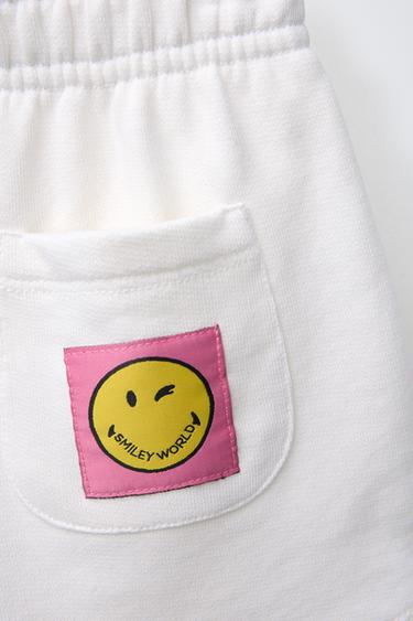 SMILEYWORLD ® RAISED BERMUDA SHORTS - Oyster-white by Zara - Image 3
