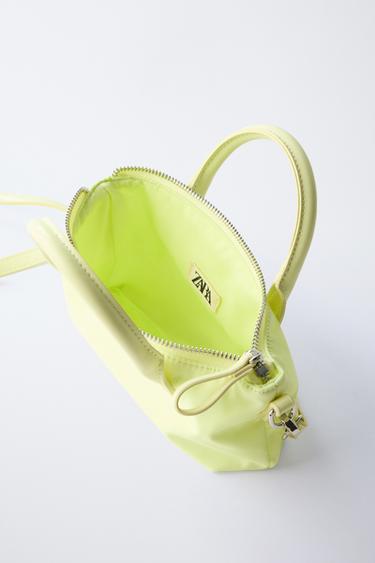 NYLON CROSSBODY BAG - Yellow by Zara - Image 3