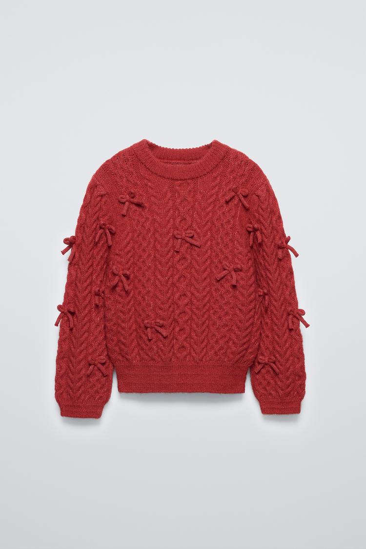 Zara Sweater Weihnachtspullover Zara Zara Knit Strick-Pullover Mit