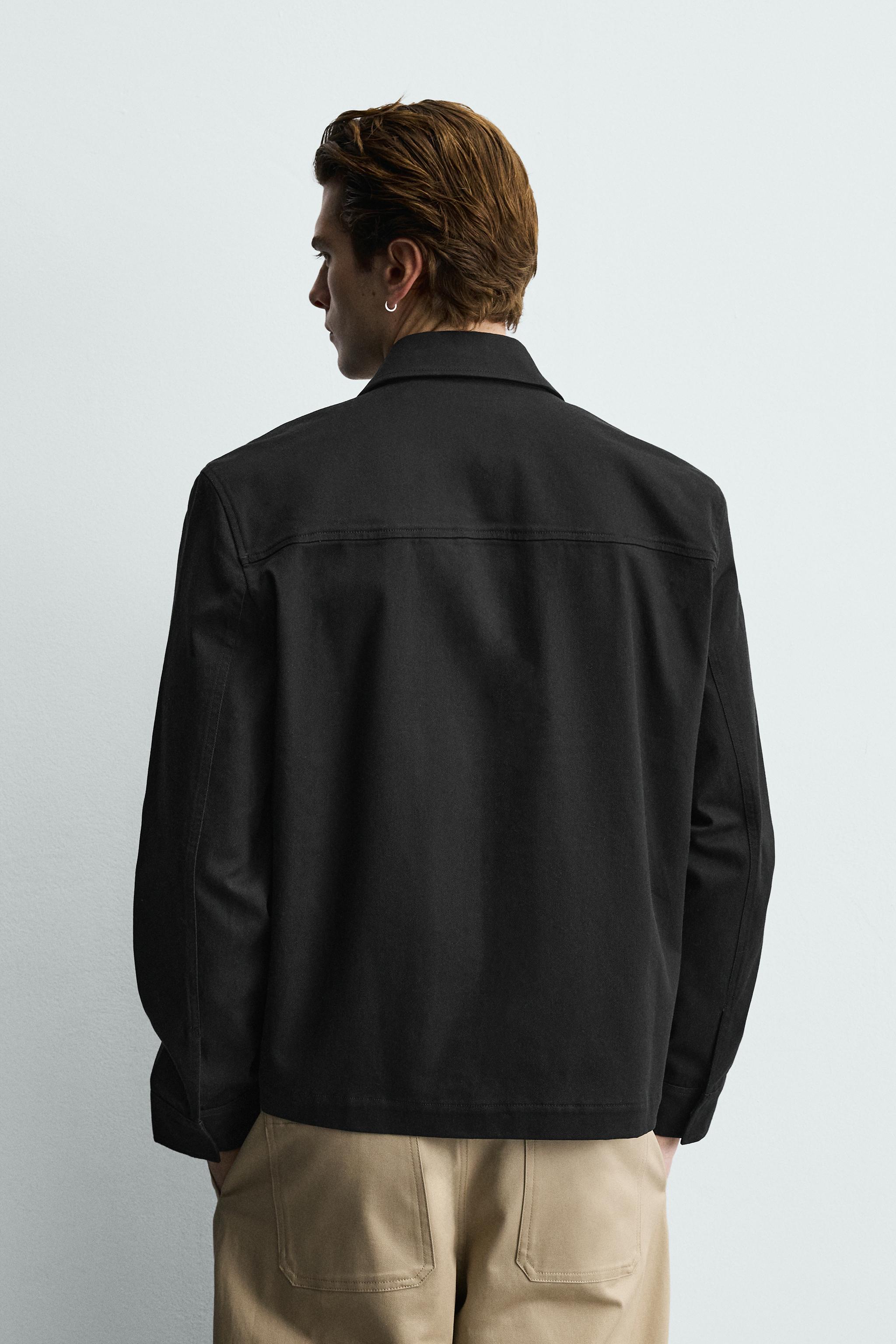 REGULAR FIT OVERSHIRT WITH POCKETS