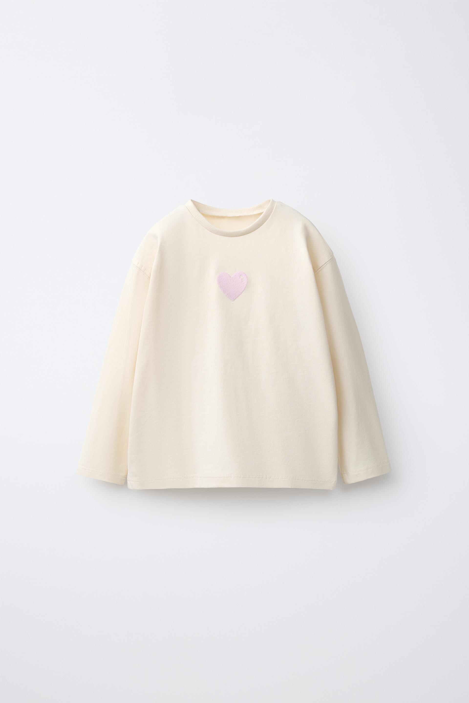 Embroidered Heart T-Shirt