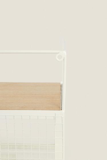 STORAGE UNIT WITH SHELVES - Light beige by Zara - Image 6