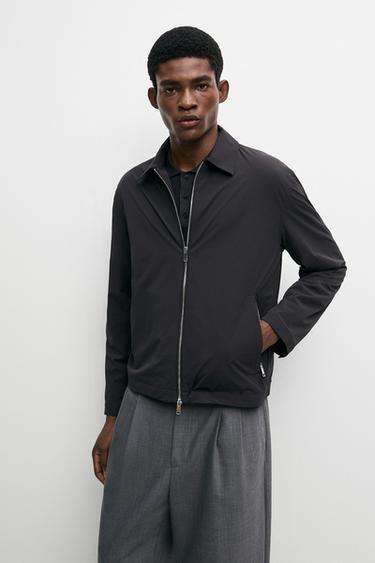 Lightweight short jacket — Navy blue 1